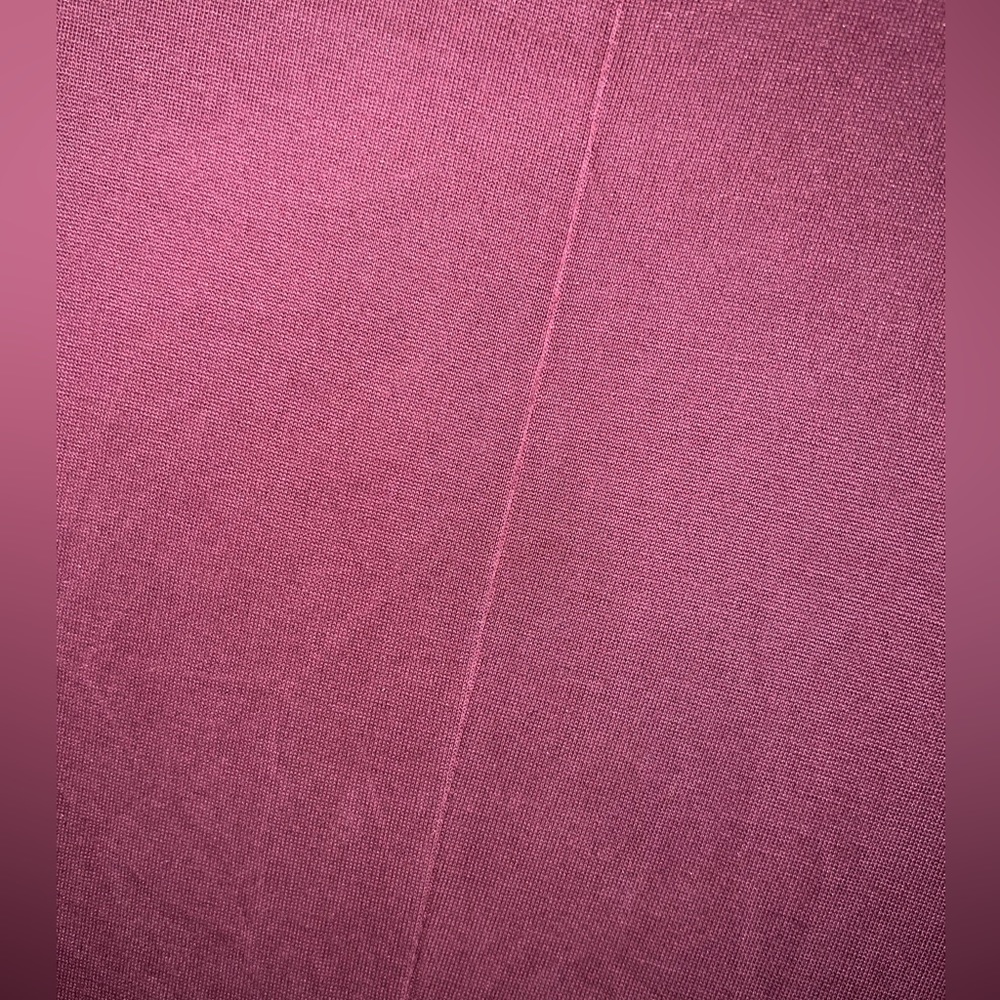 Worthington Maroon Berry Wrap Twist Dress - Picture 4 of 5